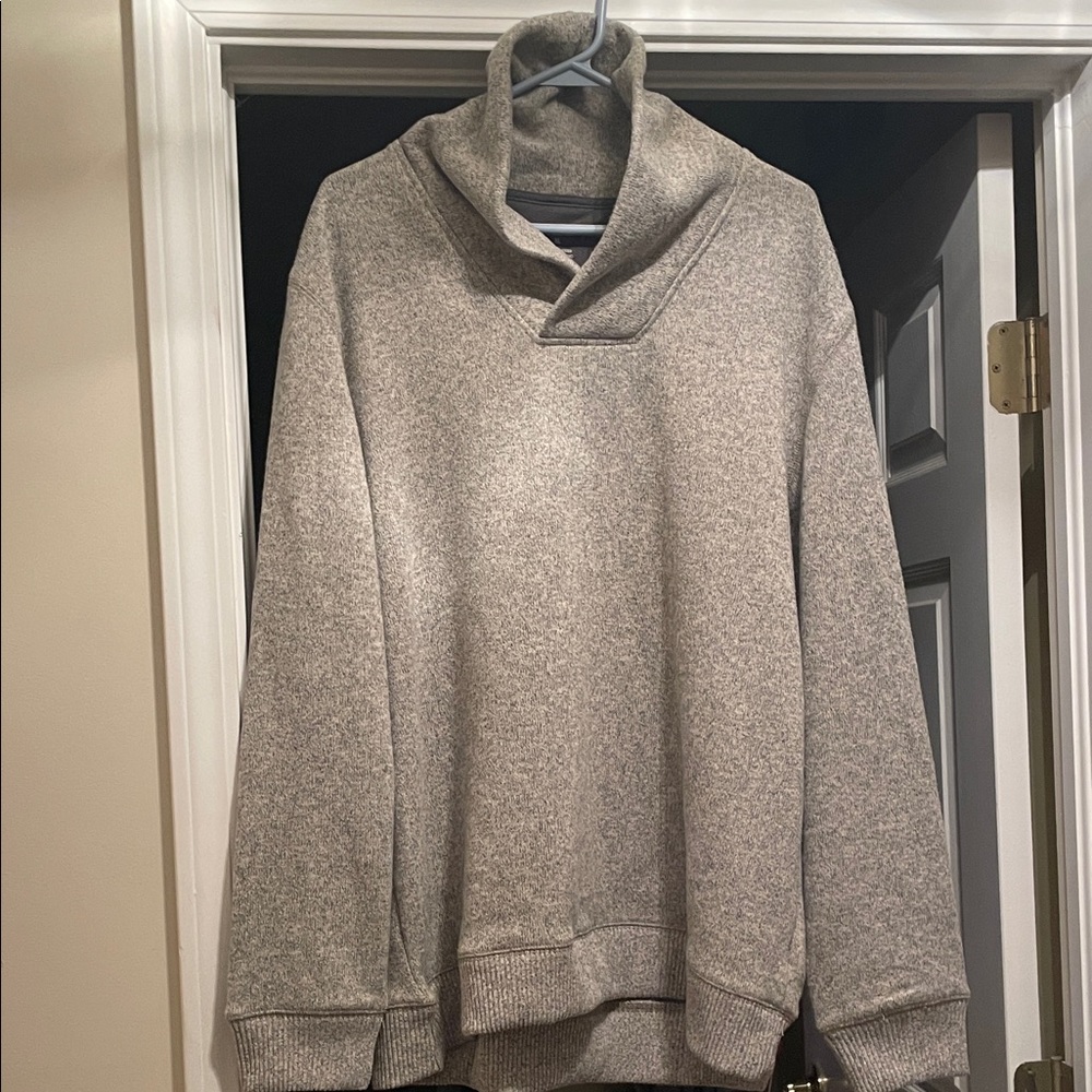 Van Heusen Light Gray Cowl Neck Sweater